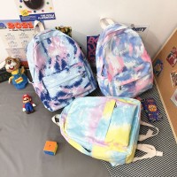 Mittelschüler Schultasche weibliche koreanische Version Farbe Mädchen Rucksack große Kapazität leichte Umhängetasche