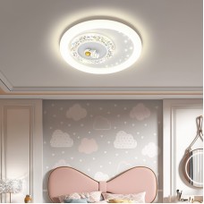 Nordische Jungen- und Mädchenzimmer-Deckenlampe, runde Astronauten-Astronauten-kreative Persönlichkeit, Schlafzimmer-Deckenlampe, moderne einfache Sternenhimmel-Lampe